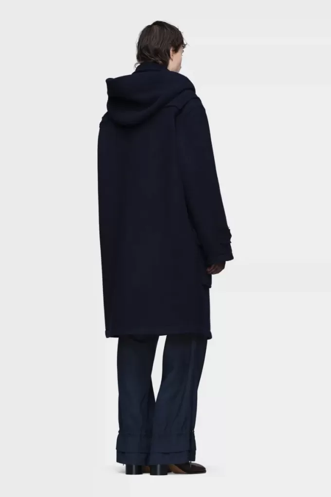 Abrigo de lana reversible