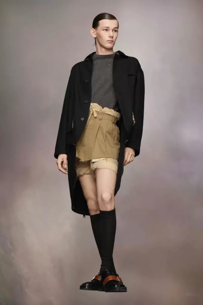 Abrigo doble de algodón pesado