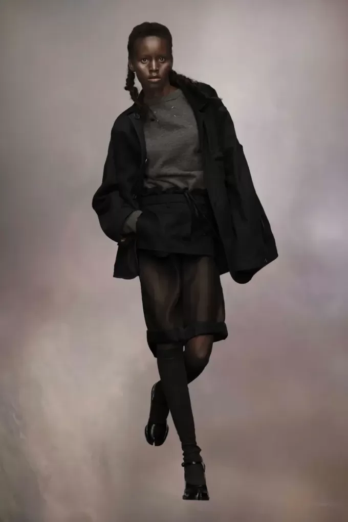 Abrigo doble de algodón pesado