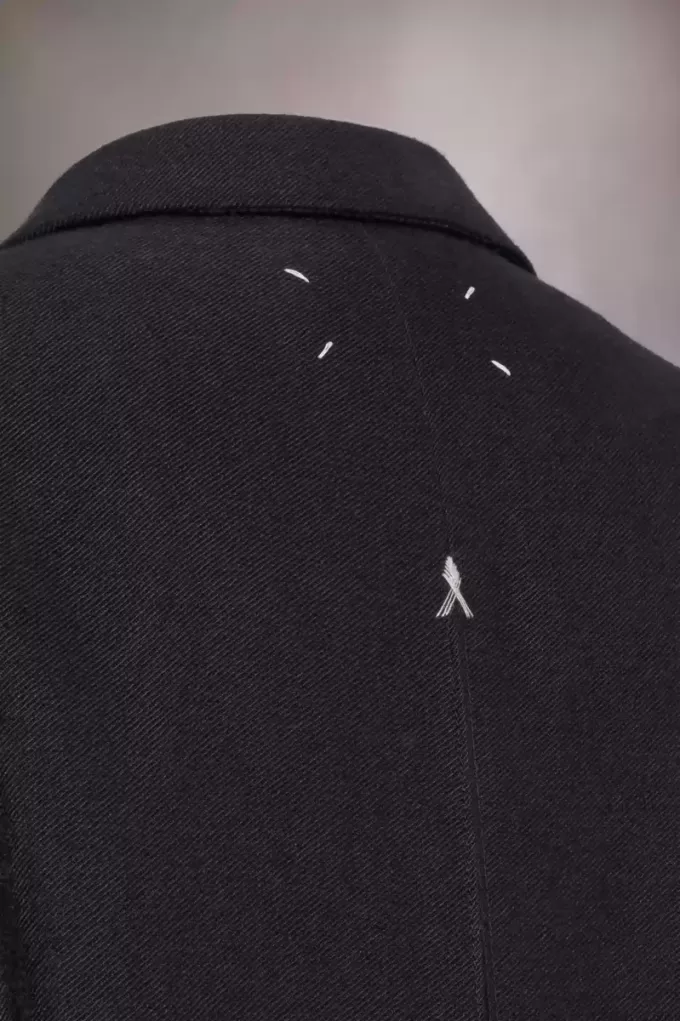 Abrigo largo tejido de Maison Margiela