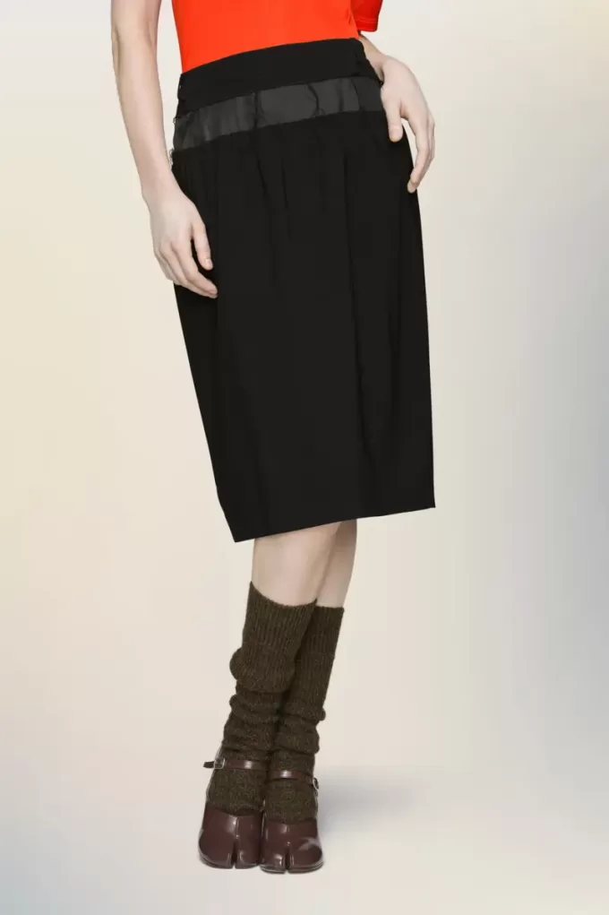 Anonimato de la falda del forro