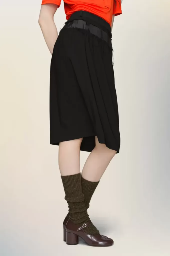 Anonimato de la falda del forro