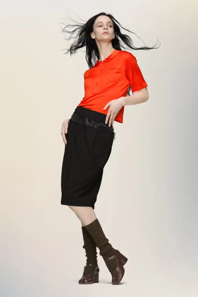 Anonimato de la falda del forro