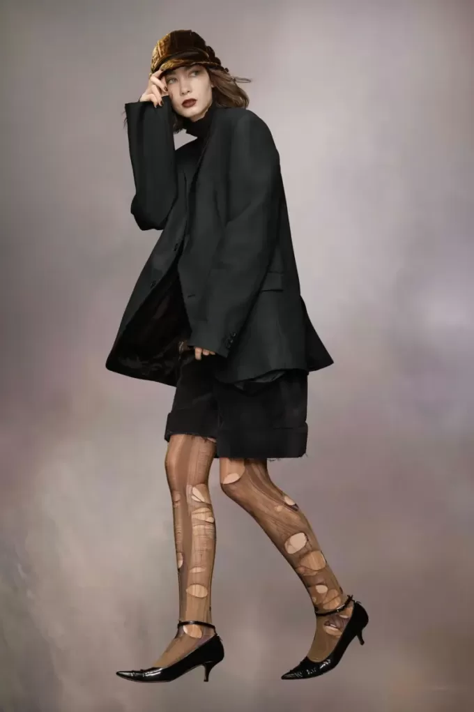 Blazer de lana mohair de Maison Margiela