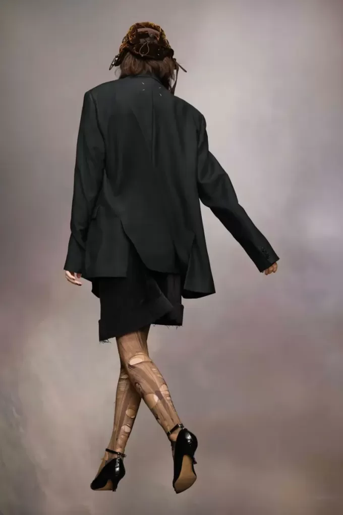 Blazer de lana mohair de Maison Margiela