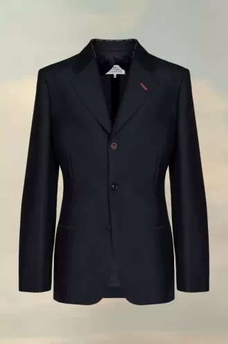 Blazer de sarga de lana de Maison Margiela