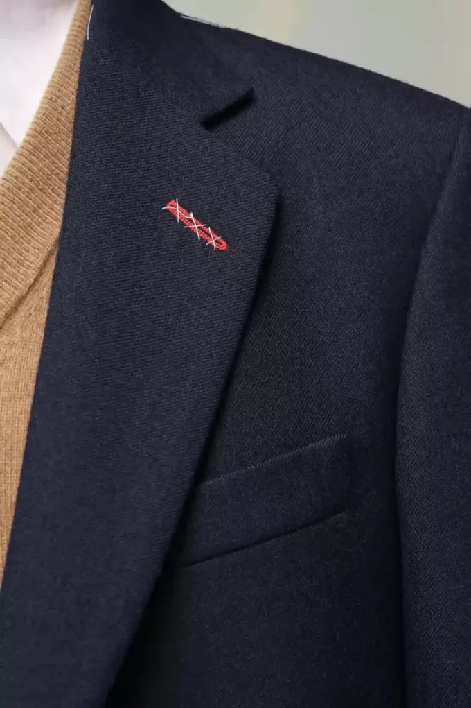 Blazer de sarga de lana de Maison Margiela