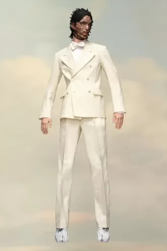 Blazer de seda mohair de Maison Margiela