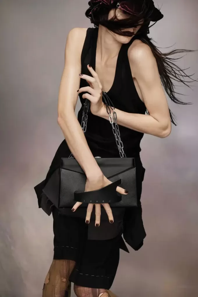 Bolso de mano mediano con bandolera Snatched