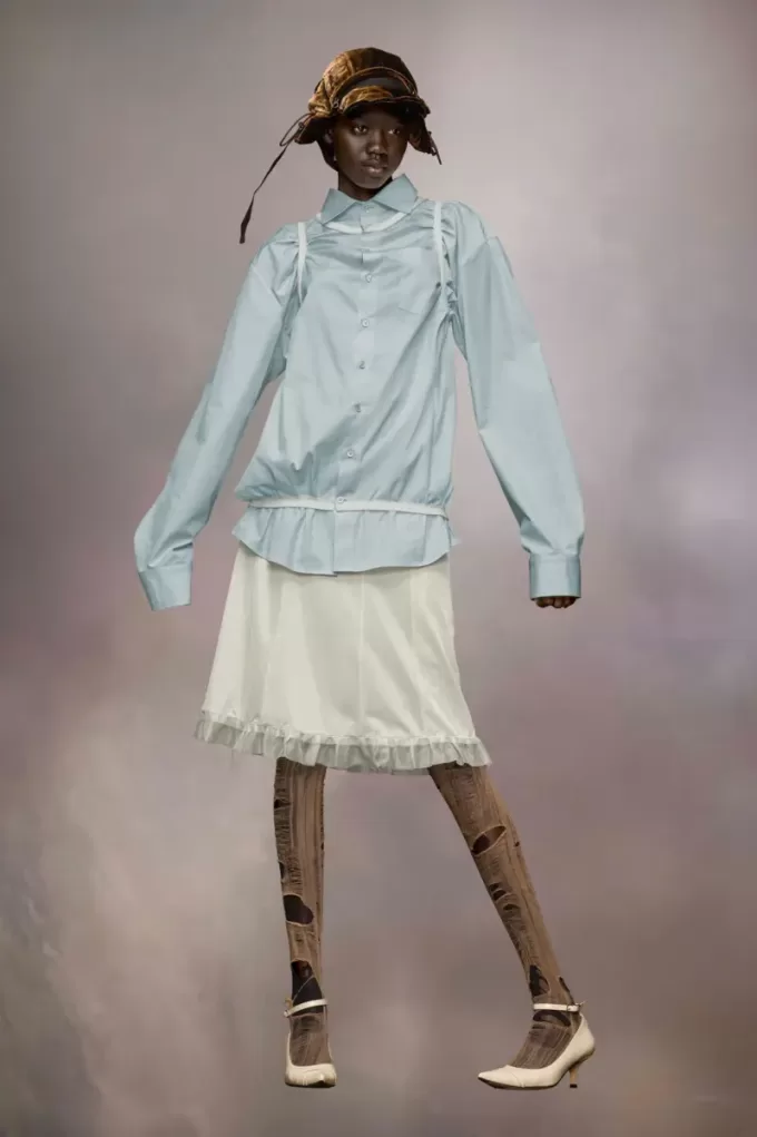 Camisa con ribete de Maison Margiela