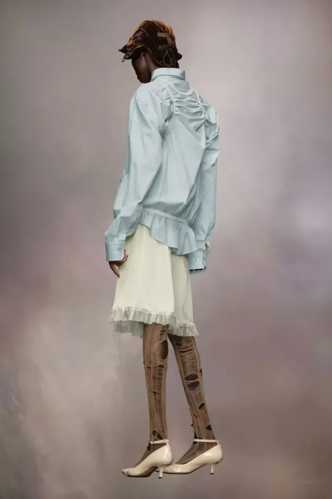 Camisa con ribete de Maison Margiela