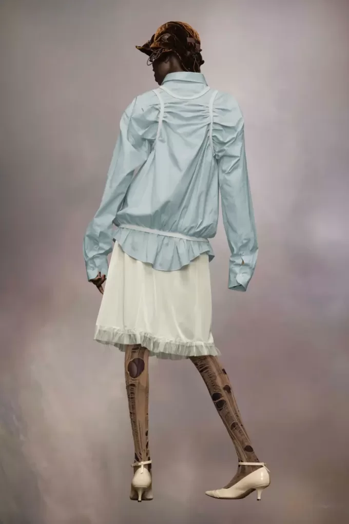 Camisa con ribete de Maison Margiela