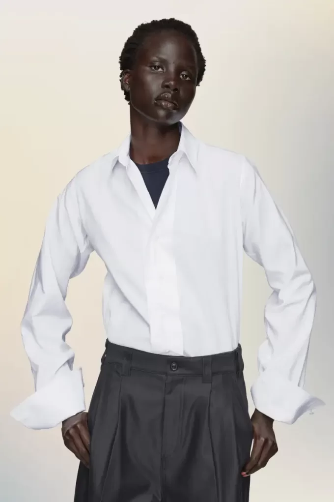 Camisa de algodón Maison Margiela