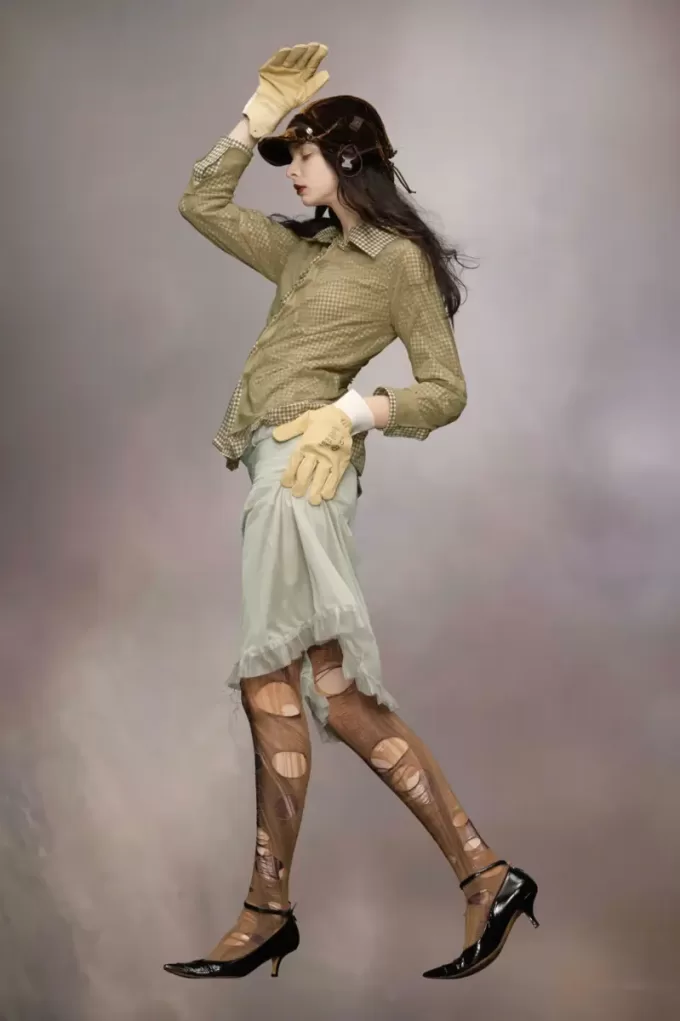 Camisa de capas de Maison Margiela Camisa de capas de Maison Margiela