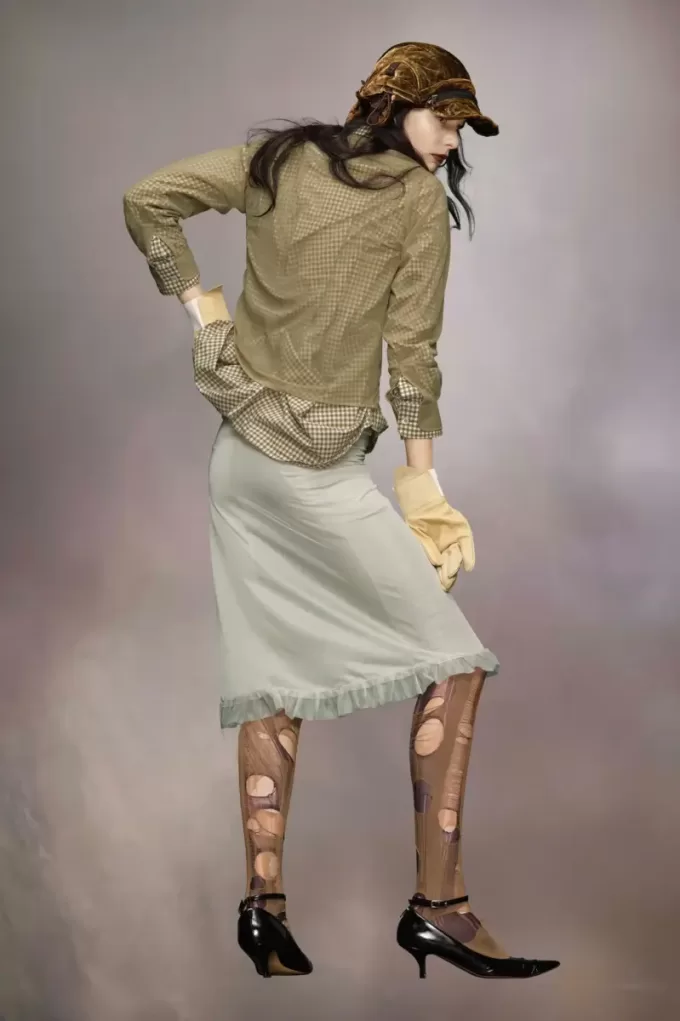 Camisa de capas de Maison Margiela Camisa de capas de Maison Margiela