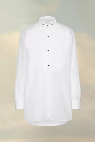 Camisa de popelina de algodón de Maison Margiela