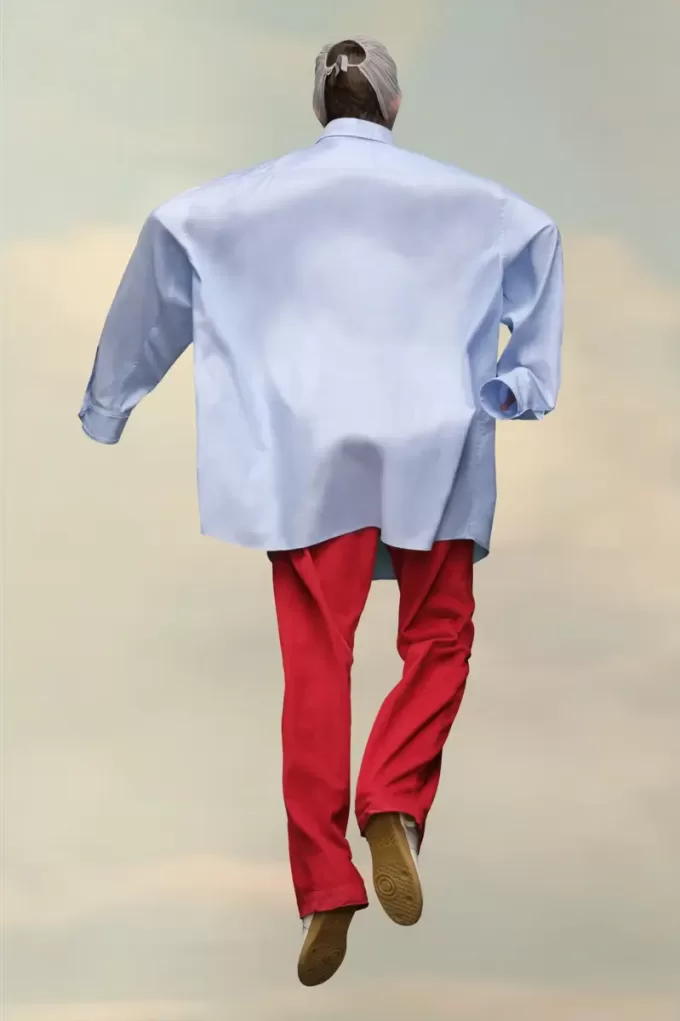 Camisa de popelina de algodón de Maison Margiela Camisa de popelina de algodón de Maison Margiela