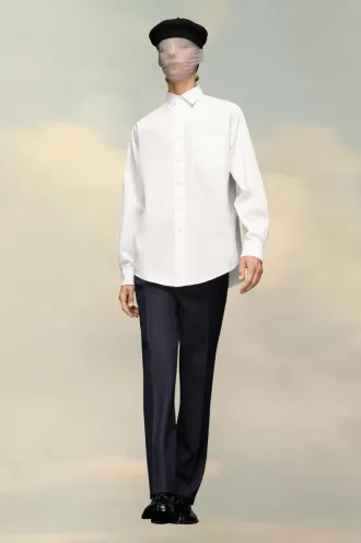 Camisa de popelina de algodón ecológico