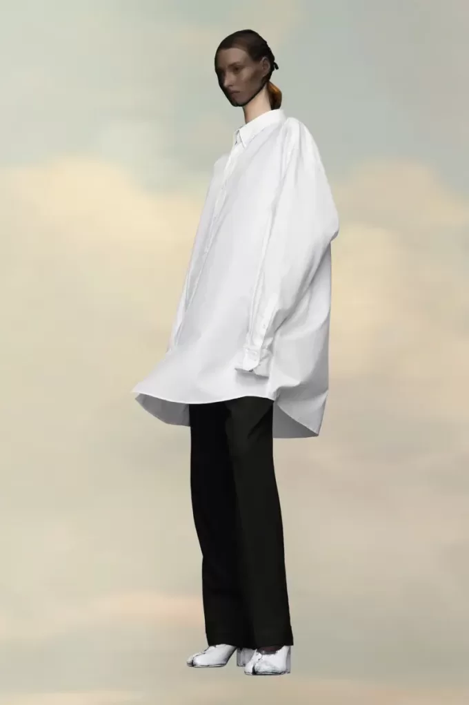 Camisa Oxford de algodón orgánico