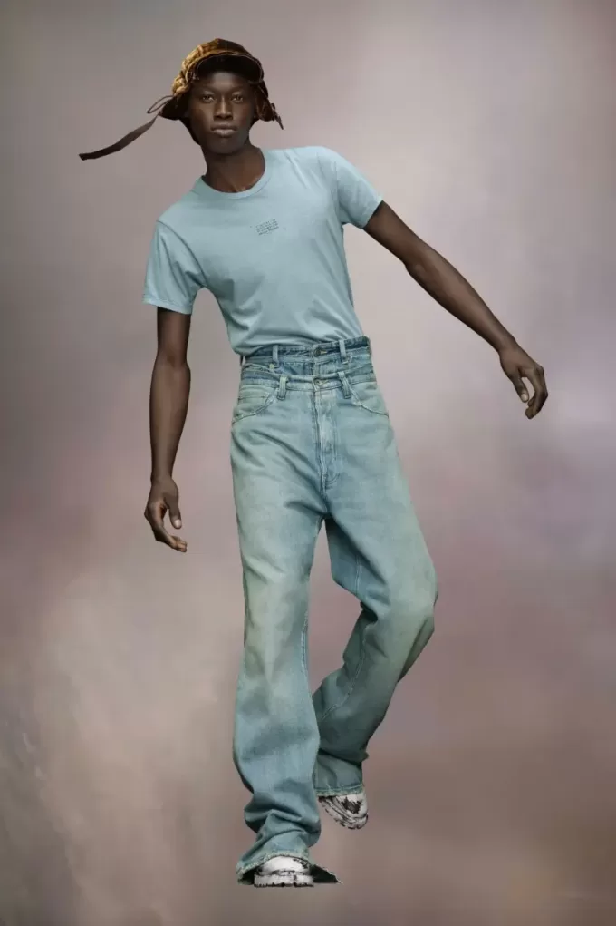 Camiseta con el logotipo del sello de Maison Margiela