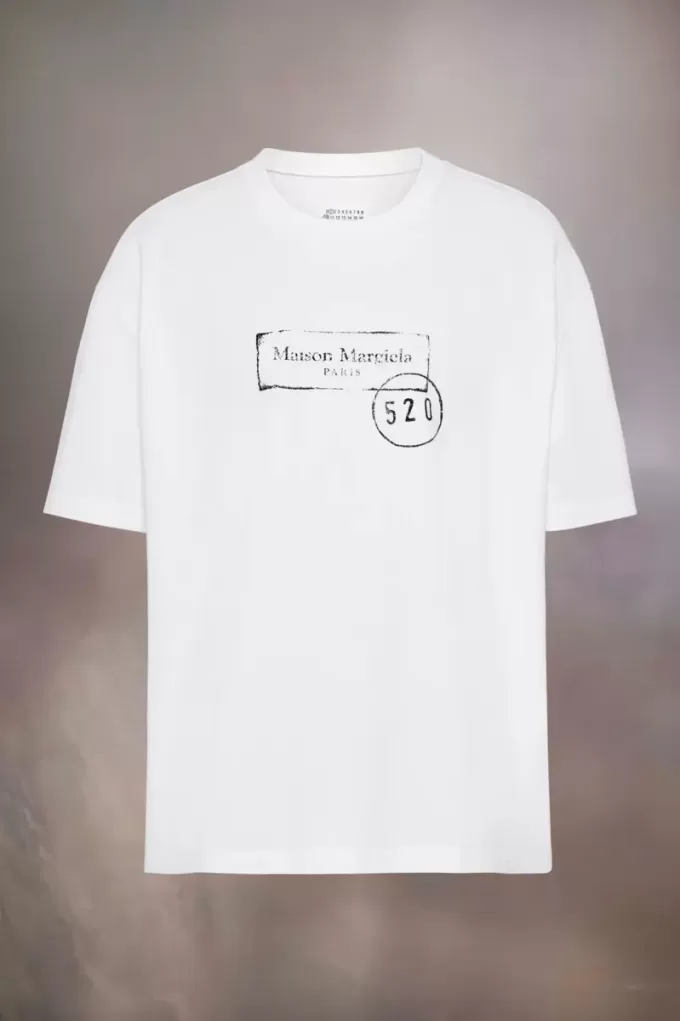 Camiseta con estampado de sello 520