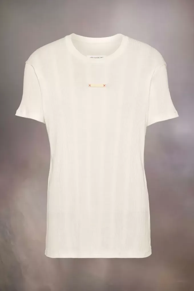 Camiseta con etiqueta de nombre de Maison Margiela