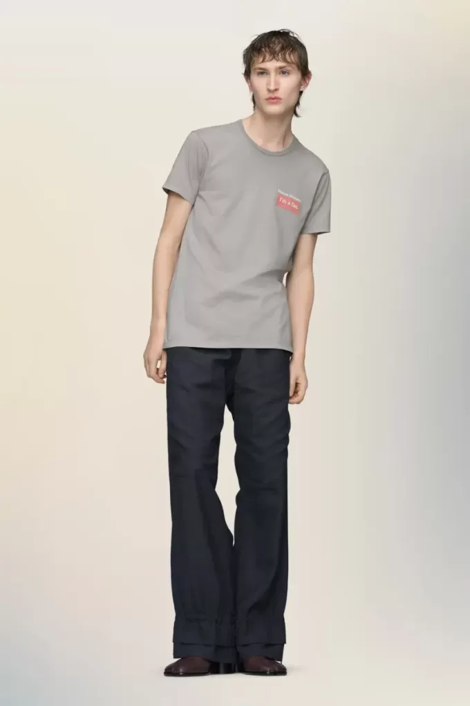 Camiseta con parche del logotipo de Maison Margiela Camiseta con parche del logotipo de Maison Margiela