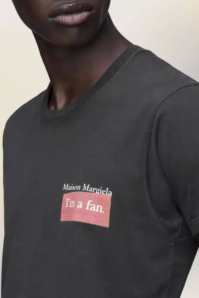 Camiseta con parche del logotipo de Maison Margiela Camiseta con parche del logotipo de Maison Margiela