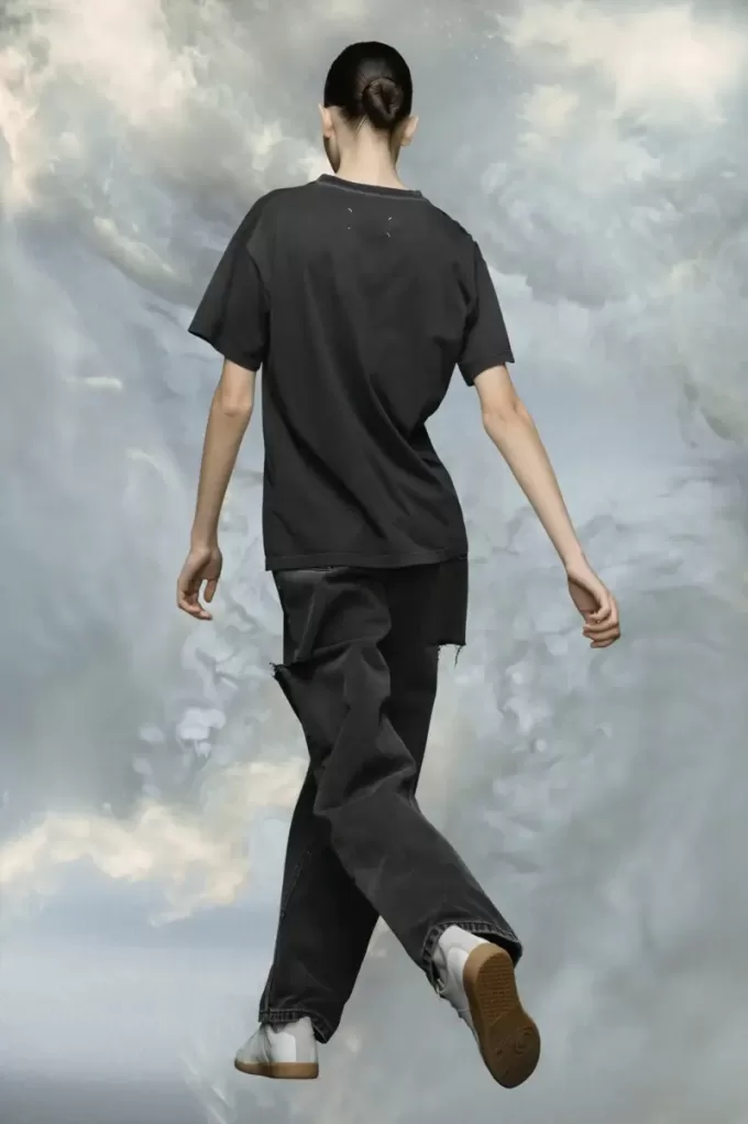 Camiseta de jersey de algodón con logotipo