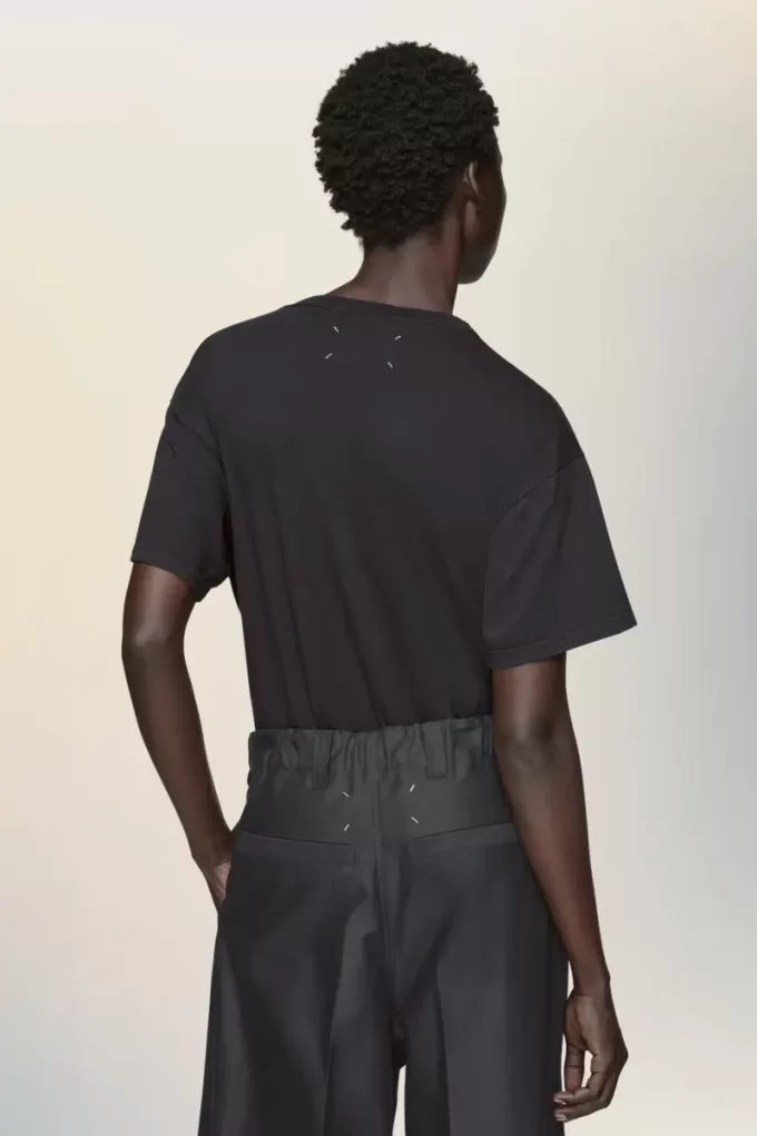 Camiseta de jersey de algodón con números