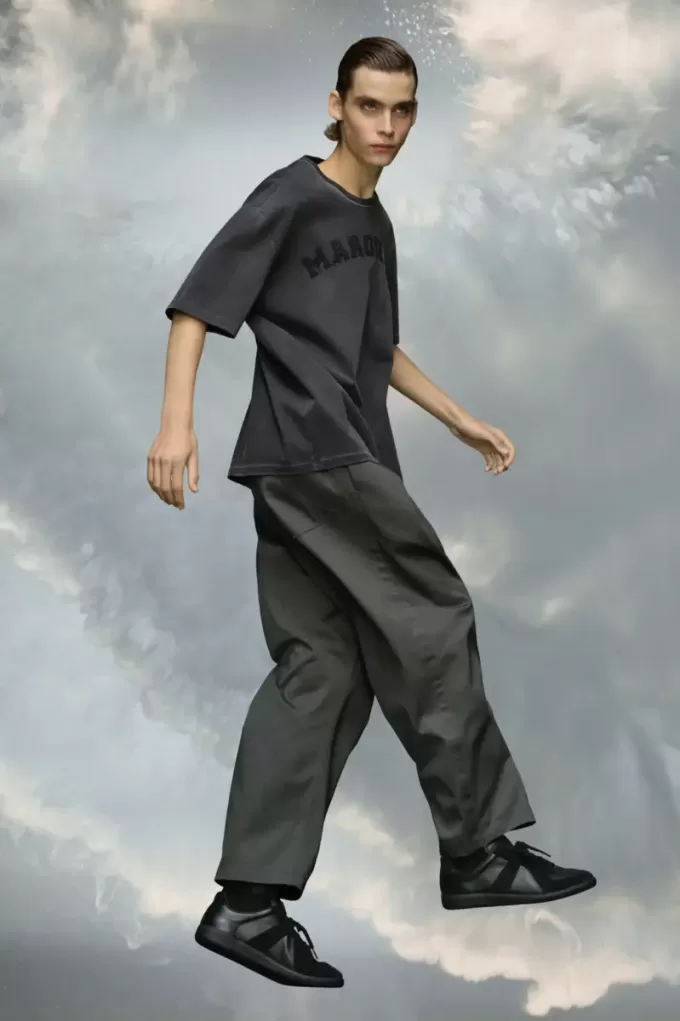 Camiseta de jersey grueso con logotipo