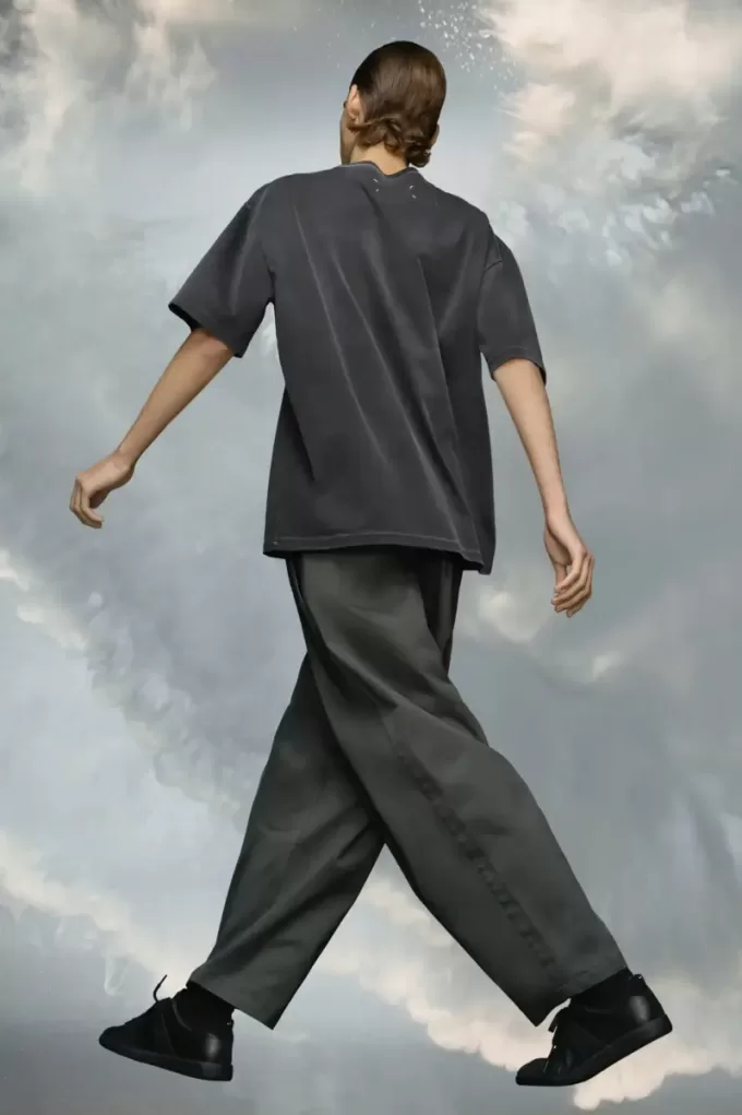 Camiseta de jersey grueso con logotipo