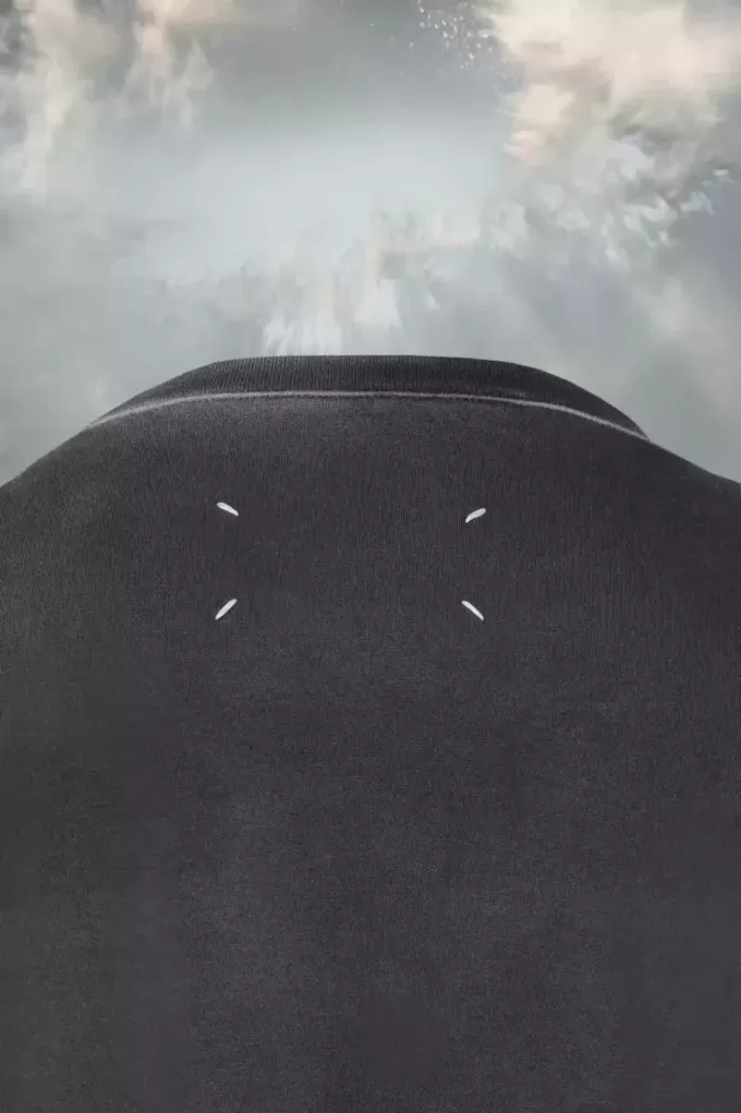 Camiseta de jersey grueso con logotipo