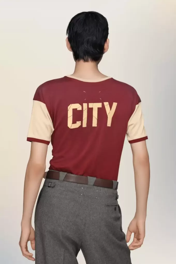 Camiseta universitaria de Maison Margiela