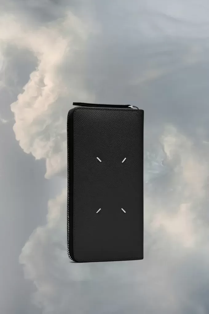 Cartera con cremallera envolvente de Maison Margiela