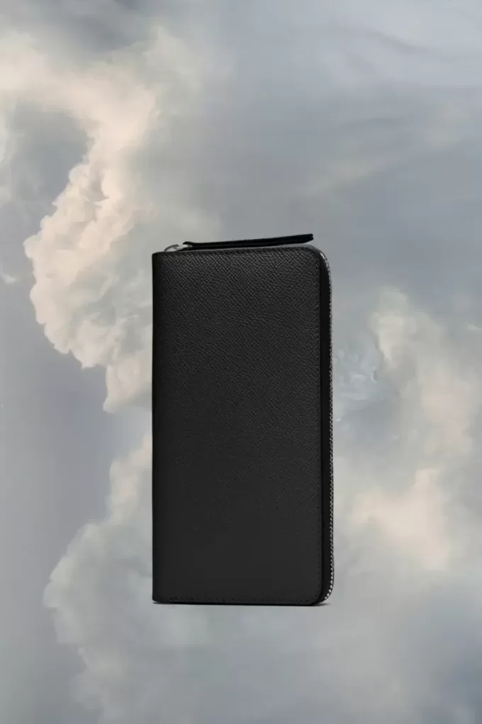 Cartera con cremallera envolvente de Maison Margiela