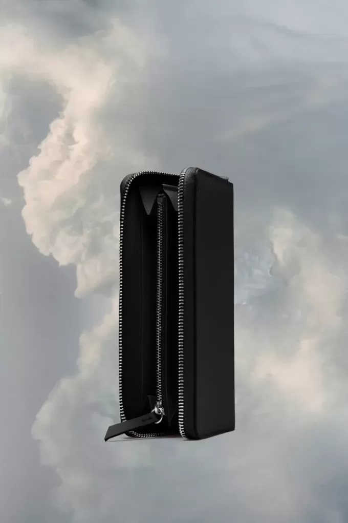 Cartera con cremallera envolvente de Maison Margiela