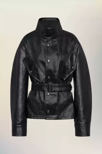 Chaqueta con cinturón de Maison Margiela