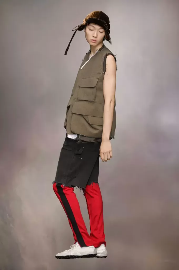 Chaqueta de lana sin mangas