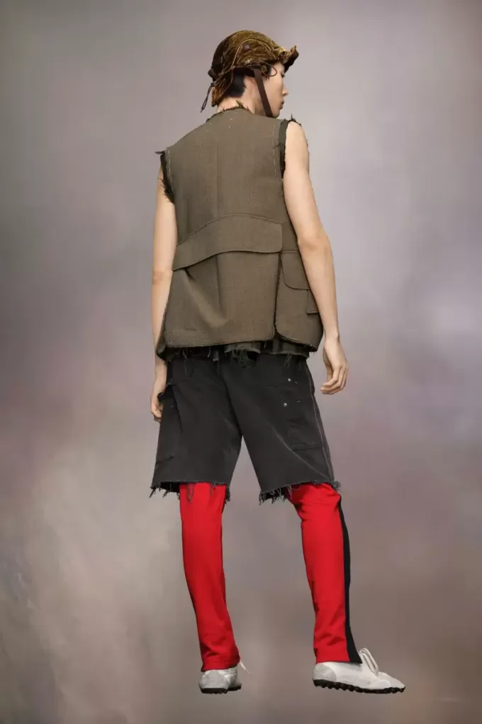 Chaqueta de lana sin mangas