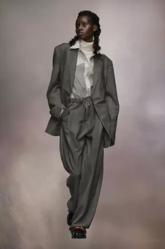 Chaqueta de traje de lana de mohair