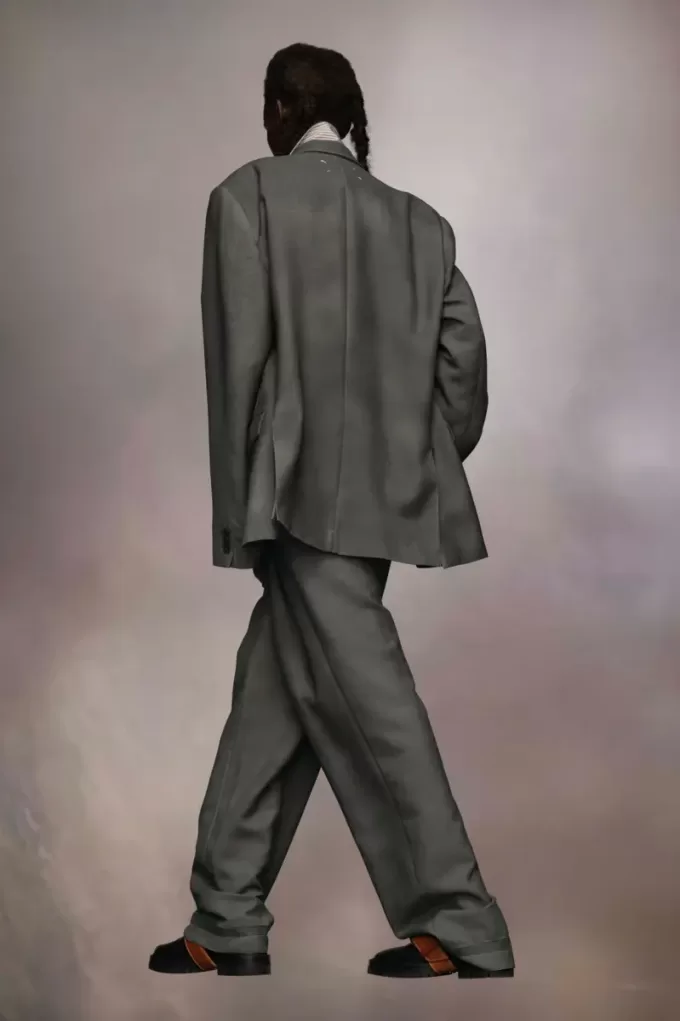 Chaqueta de traje de lana de mohair Chaqueta de traje de lana de mohair