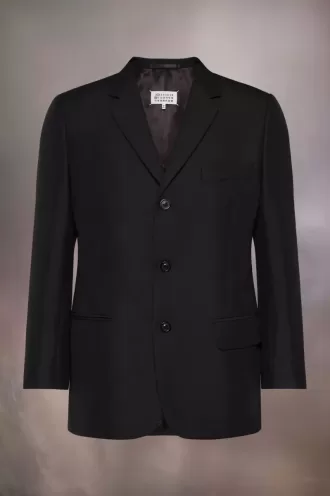 Chaqueta de traje de mohair británica