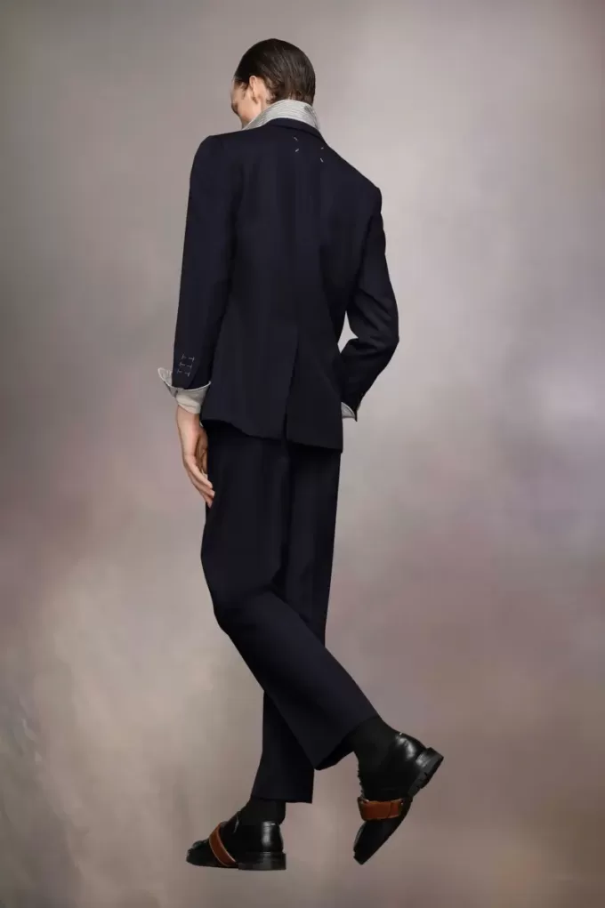 Chaqueta de traje de mohair británica