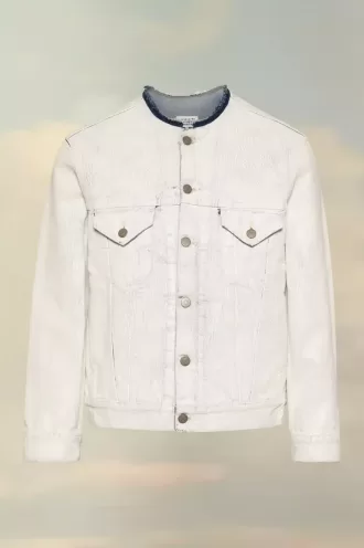 Chaqueta vaquera sin cuello