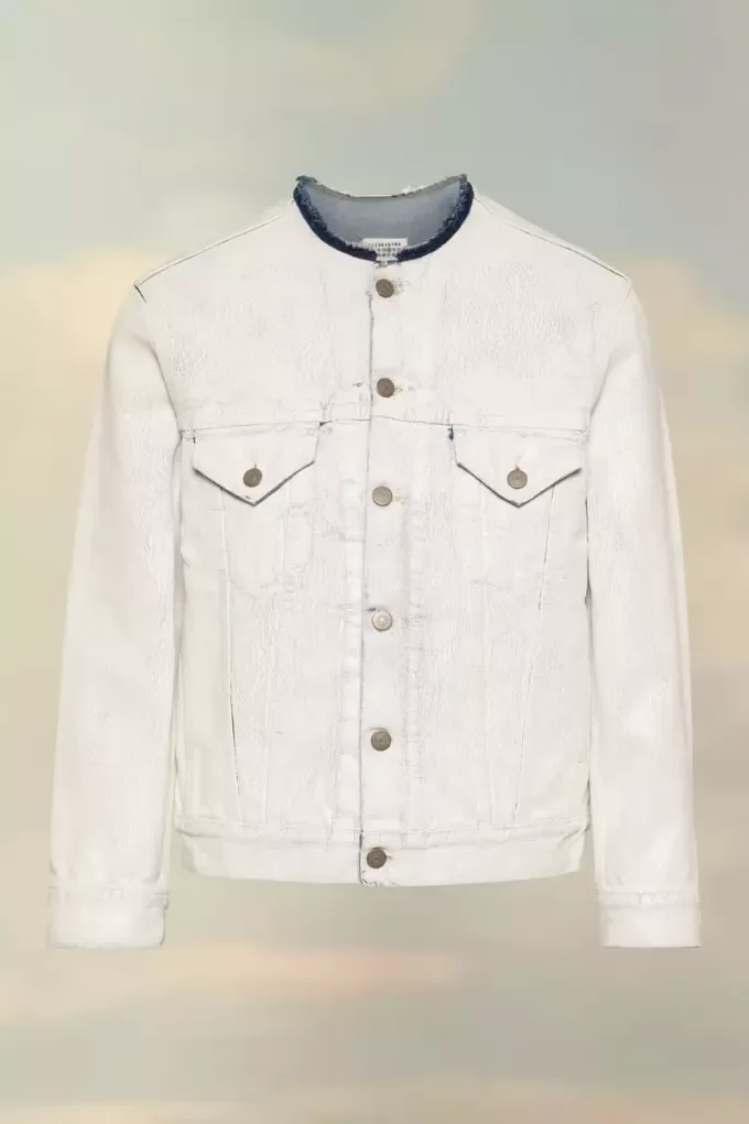 Chaqueta vaquera sin cuello