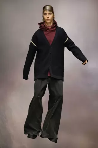 Cárdigan con parche en el codo