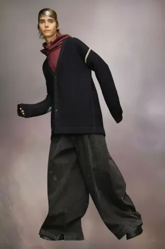 Cárdigan con parche en el codo