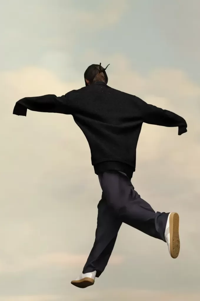 Cárdigan con parche en el codo