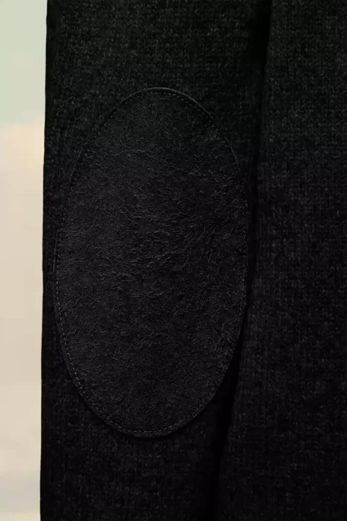 Cárdigan con parche en el codo